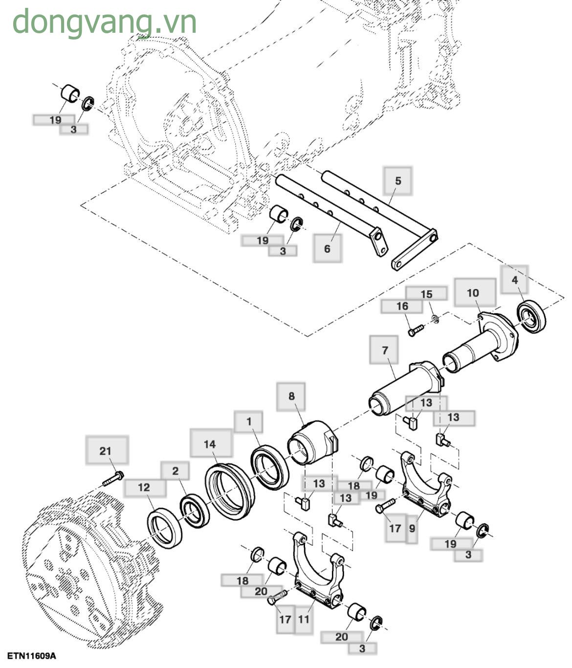 Dual Clutch Release, Power Steering (2/2) ( - 020919) - ST856277
